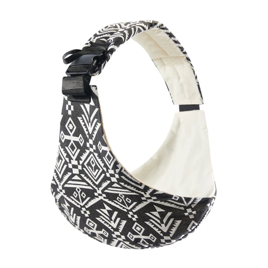 BabyGo Carrier Black/White Pattern
